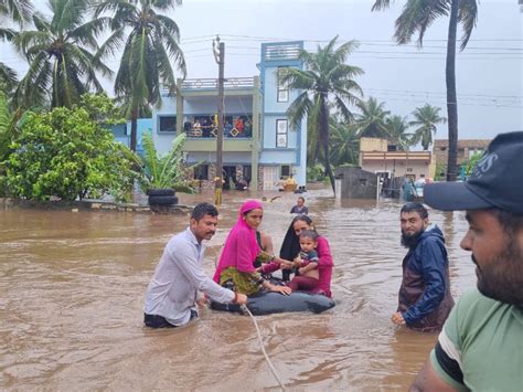 Several Areas Were Flooded Following Incessant Rains NDRF Teams