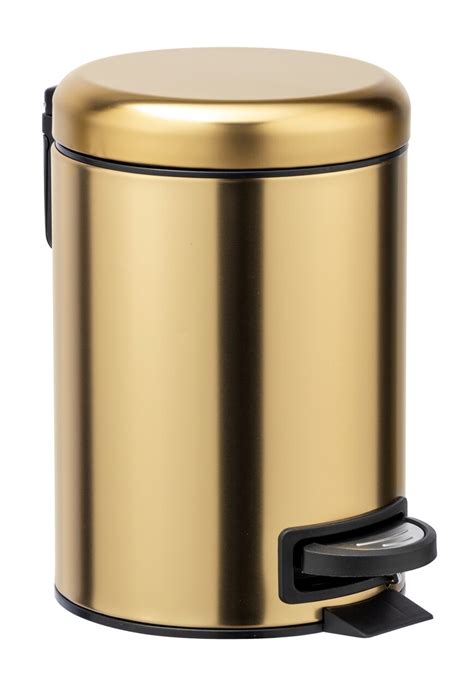 Cos De Gunoi Cu Pedala Wenko Leman Gold Matt 3 L Inox Auriu