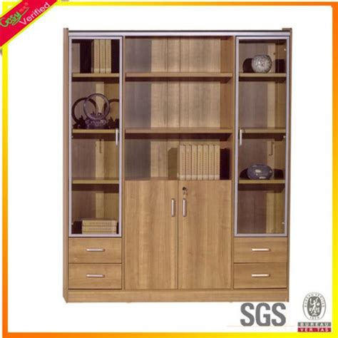 Bookcase With Filling Cabinet Material Wood Color Light Cherry