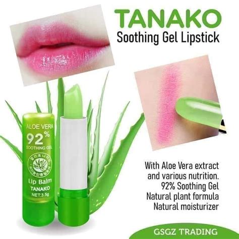 Manfaat Lip Balm Aloe Vera 92 Tanako Captions Watch