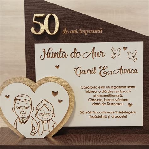 Cadou Aniversare Nunta De Aur 50 Ani De Casatorie