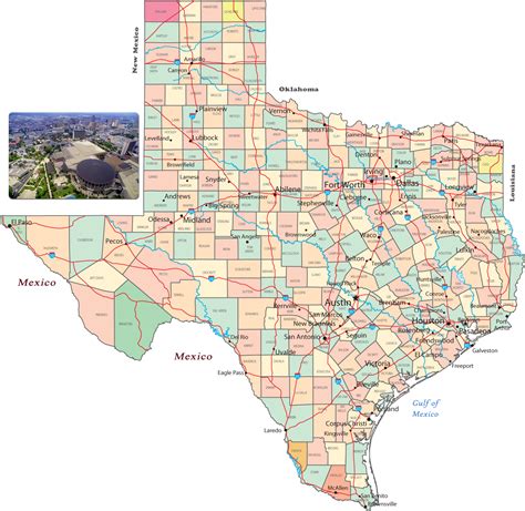 map of texas