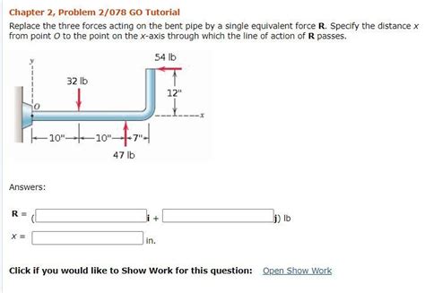 Solved Chapter 2, Problem 2/078 GO Tutorial Replace the | Chegg.com 