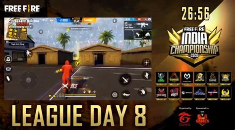 Free Fire India Championship Fall League Day Overall Standings