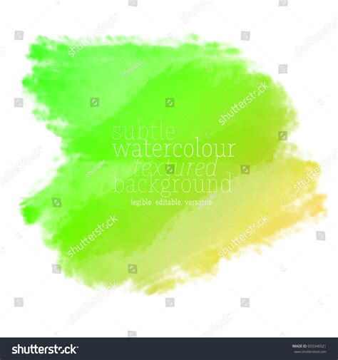 Green Watercolor Background Stock Vector Royalty Free 655346521