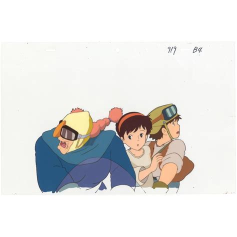 Original Laputa Castle In The Sky Anime Cel