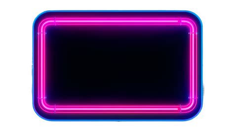 Neon Kader Waterverf Clip Art Ai Gegenereerd 24284389 Png