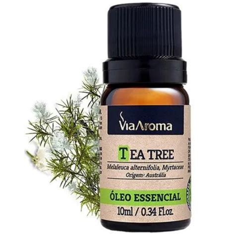 Leo Essencial Tea Tree Melaleuca Natural Via Aroma Shopee Brasil