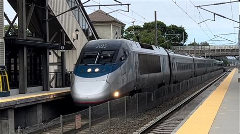 Acela Stops At Kingston More Amtrak Action 6 23 23 YouTube