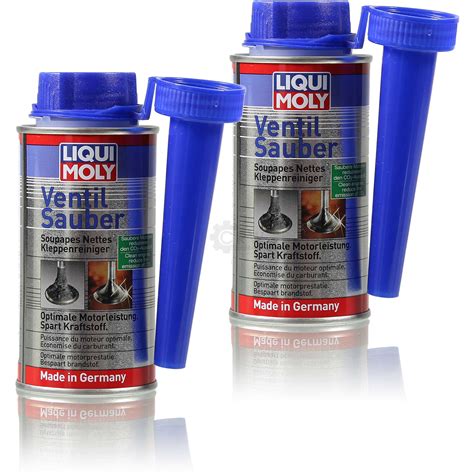 2x150 Ml Original Liqui Moly Ventil Sauber Kraftstoff Zusatz Dose 1014