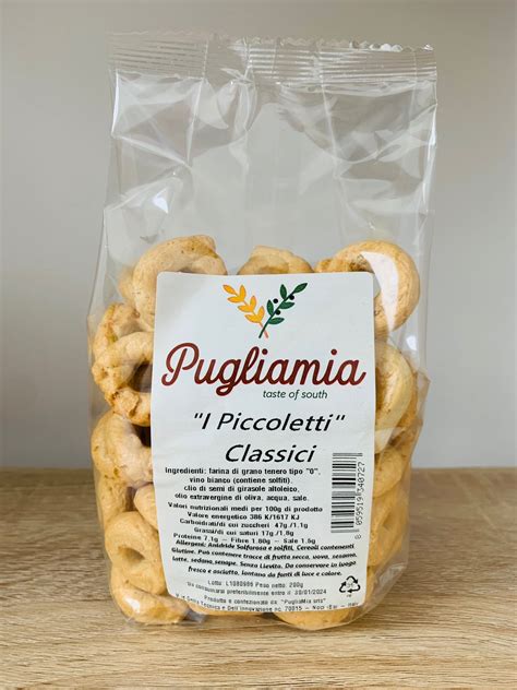 Taralli Classici Con Olio Extravergine Di Oliva Nuovo Formato Da 200g