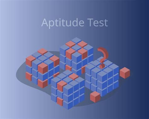 Premium Vector Example Of Aptitude Test As A Tool To Determine