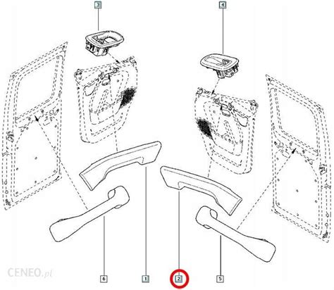Klamka Samochodowa Renault Oe Zaslepka Uchwyt Drzwi Master Iii Movano