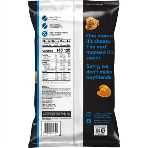 Smartfood® Caramel And Cheddar Popcorn 7 Oz Smith’s Food And Drug