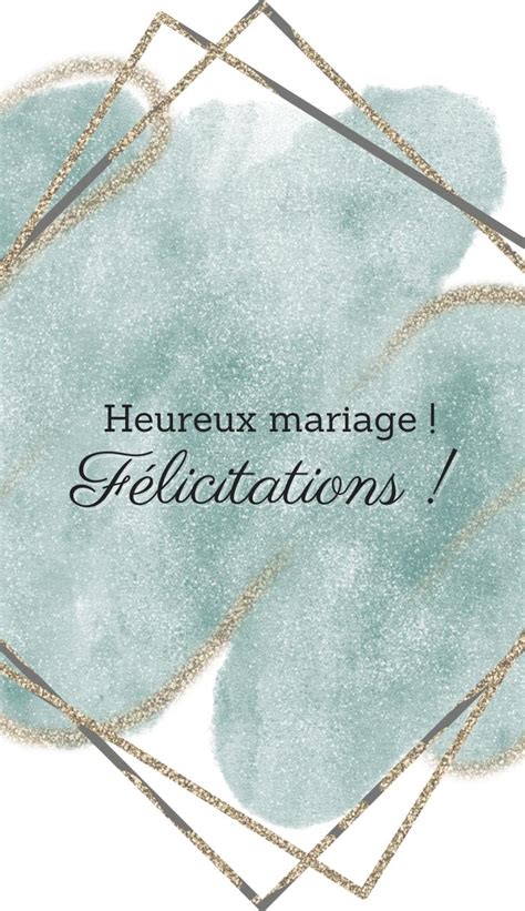 Mot félicitation mariage les plus beaux textes et des sublimes cartes