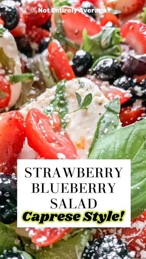 Strawberry Blueberry Salad with Balsamic Vinaigrette » Not Entirely Average