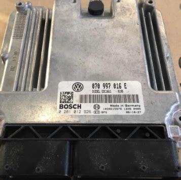 Vagecu Vag Ecu D Vw Touareg Motor Beyn