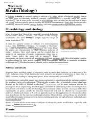 Understanding Strain in Biology: Genetic Variants and Cultural | Course ...