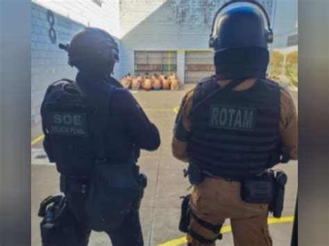 Rotam E Pol Cia Penal Realizam Bate Grade Na Penitenci Ria De Francisco