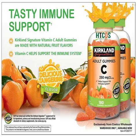 K O D O B Sung Vitamin C Kirkland Signature Adult Gummies C Mg M