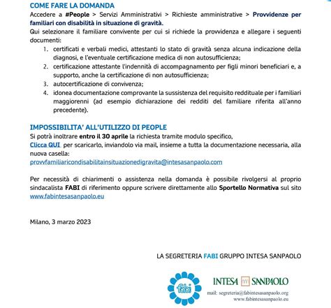 Fabi News PROVVIDENZE ECONOMICHE PER FAMILIARI CON DISABILITA IN