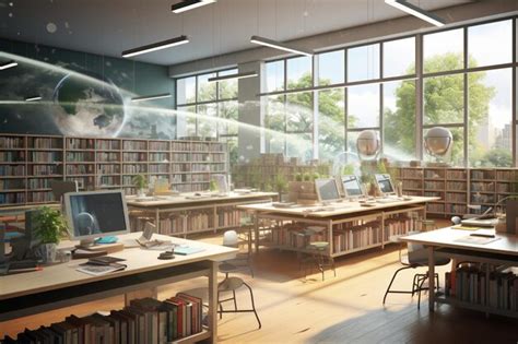 Premium Photo | Virtual reality technology concept applied to education