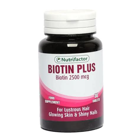 Nutrifactor Biotin Plus Tablets And Its Uses Smarthealerpk