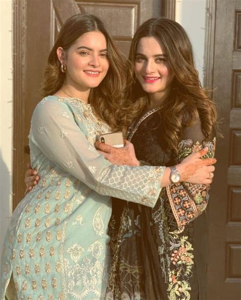 Aiman And Minal Khan Celebrate Their Sister In Law Sabah Rehman S Nd