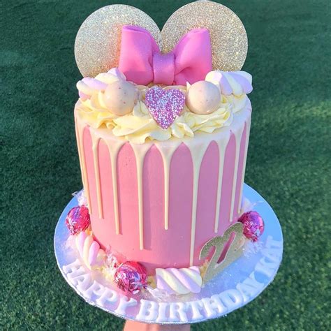 Cake Their Day On Instagram Minnie Mouse Cake 💗🎀 Inspired By