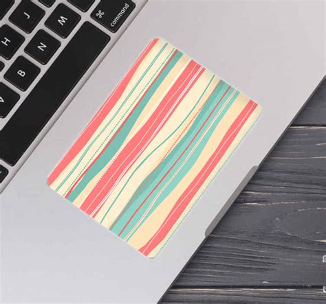 70's stripe laptop stickers - TenStickers