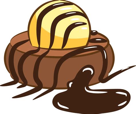 Chocolate Lava Cake Png Graphic Clipart Design 19613667 Png