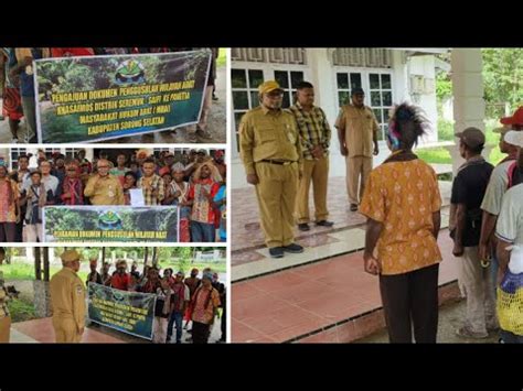 Sekda Dance Nauw Pemetaan Hutan Adat Menjamin Pemilik Hak Ulayat Dan