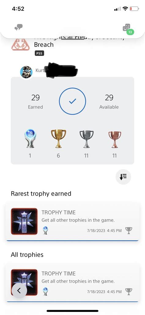 Finally Platinum’ed Security Breach! Just in time for RUIN DLC! : r ...