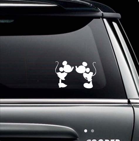 Disney Car Decals Any Character Mickey and Minney 5x5 Inches - Etsy