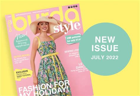 July The New Issue Of Burda Style Burdastyle