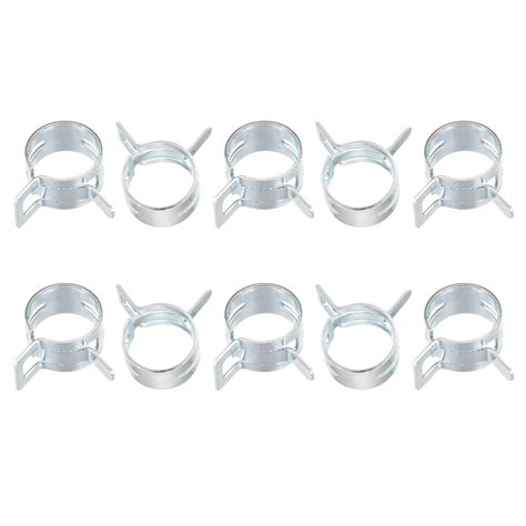 Uxcell Spring Hose Clamp Mn Steel Mm Low Pressure Air Clip Clamps