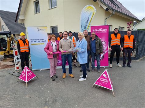 Spatenstich F R Den Glasfaserausbau In Siefersheim Glasfaserplus