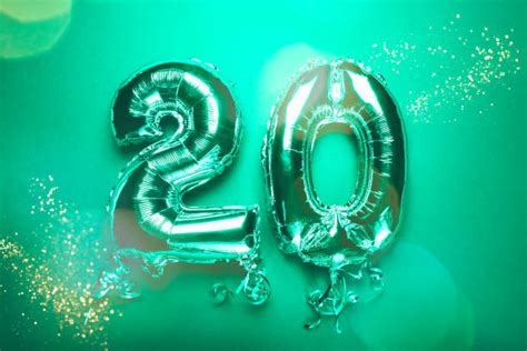 Gold Number 20 Balloon Stock Photos, Pictures & Royalty-Free Images ...