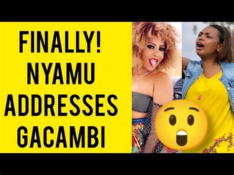 Finally Nyamu G Cokeria Gacambi Youtube