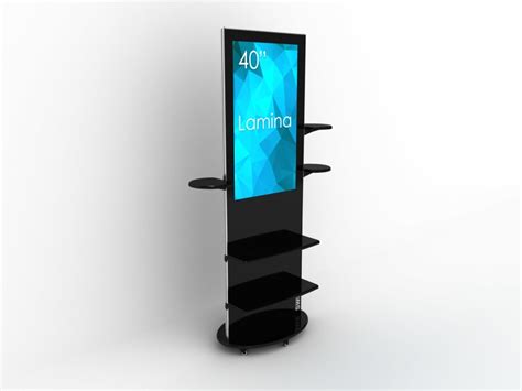 Stand Kiosk Totem SWEDX Lamina 40 4K SWL 40K8 A2 Negru Roua Ro