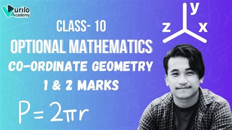 Coordinate Geometry And Marks Numerical Class See