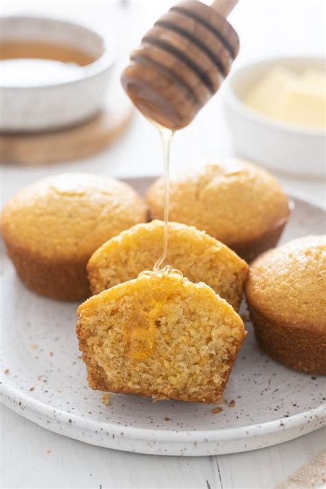 Honey Cornbread Muffins Recipe Flavor The Moments