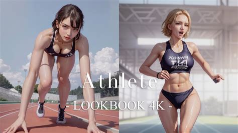 Kathlete Track And Field Lookbook Beautiful Portrait Ai Art Youtube