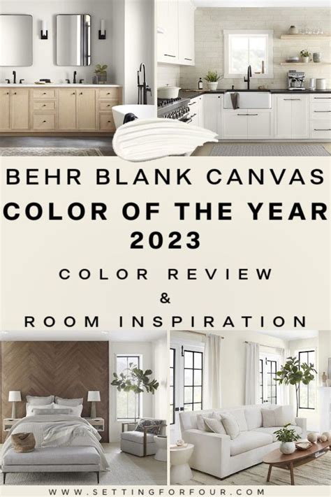 Behr Blank Canvas Color Of The Year 2023 Paint Colors For Living Room