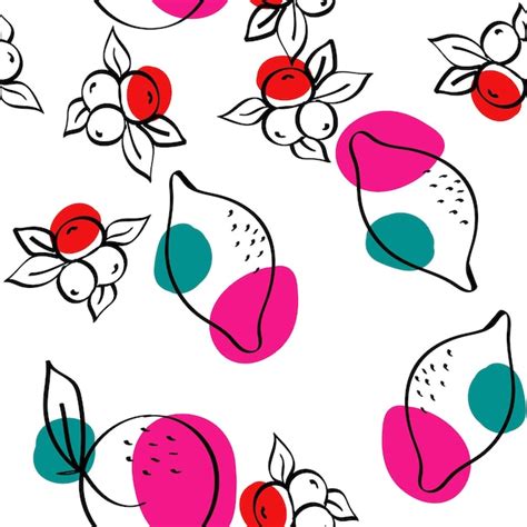 Premium Vector Blue And Pink Citrus And Blueberry Vector White