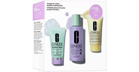 Clinique 3 Step Skin Care Kit Skin Type 2 Zestaw Upominkowy