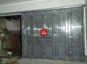 Pintu Garasi Besi Laser Cutting Arsip Central Garasi