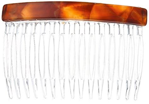 Buy Caravan 15 Teeth Tortoise Shell Crystal Comb 05 Ounce Online In