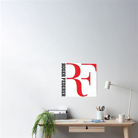 TENNIS ROGER FEDERER ITALYC LOGO Poster For Sale By WilliamConroy79