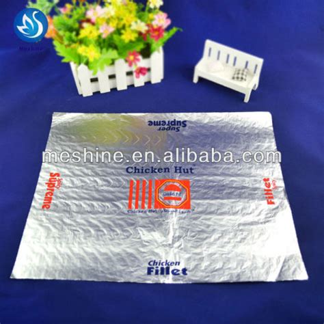 Embossed Aluminum Foil Sheet For Burger Wrappingfood Wrapping Alumium